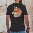 Sm Fuchs | Fox Mens Back Print T-shirt Funny Gifts