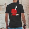 Snoopy And Hobbes Mens Back Print T-shirt Funny Gifts