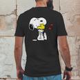 Snoopy Love Mens Back Print T-shirt Funny Gifts