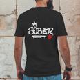 Sober Af Graffiti Mens Back Print T-shirt Funny Gifts