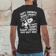 Soft Snoopy Warn Snoopy Happy Snoopy Mens Back Print T-shirt Funny Gifts