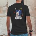 Sonic Cute Simple Black Mens Back Print T-shirt Funny Gifts