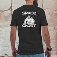 Space Ghost Line Art Space Ghost At Desk Mens Back Print T-shirt Funny Gifts