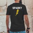 Sparky Funny Saying Electrician Mens Back Print T-shirt Funny Gifts