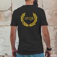 Spqr Camp Jupiter Roman Senatus Populus Que Romanus Mens Back Print T-shirt Funny Gifts