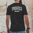 Springfield Illinois University College Sports Style Mens Back Print T-shirt Funny Gifts