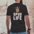 Spud Life Funny Potato Food Humor Vegetable Gift Mens Back Print T-shirt Funny Gifts