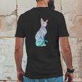 Stay Weird Pastel Goth Sphynx Cat Tattoo Kitten Mens Back Print T-shirt Funny Gifts