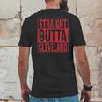 Straight Outta Hometown Pride Fantasy Baseball Fans Mens Back Print T-shirt Funny Gifts