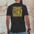 Straight Outta Hometown Pride Fantasy Football Fan Mens Back Print T-shirt Funny Gifts