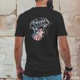 Styx Tall American Flag Guitar Mens Back Print T-shirt Funny Gifts