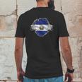 Super Salvadoran Heritage El Salvador Roots Flag Gift Mens Back Print T-shirt Funny Gifts