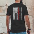 Teamster Proud American Flag Distressed Mens Back Print T-shirt Funny Gifts