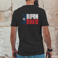 Texas Born And Bred Mens Back Print T-shirt Funny Gifts