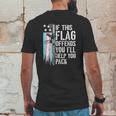Transgender If This Flag Offends You Ar15 Gun Rights Trans Mens Back Print T-shirt Funny Gifts
