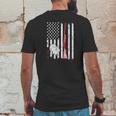 Turkey Hunting American Flag Rifle Weathered Mens Back Print T-shirt Funny Gifts