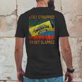 Twisted Tea Stay Strapped Or Get Slapped Vintage Mens Back Print T-shirt Funny Gifts