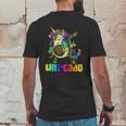 Uni Cado Dabbing Unicorn Avocado Mens Back Print T-shirt Funny Gifts