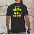 Us Border Patrol Agent Halloween Mens Back Print T-shirt Funny Gifts