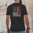 Usa Flag Socialism Distancing Since 1776 Mens Back Print T-shirt Funny Gifts