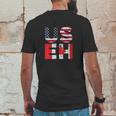 Usa Pride Us Flag Day Useh Canadian Canada Mens Back Print T-shirt Funny Gifts