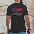 Uss Kitty Hawk Cv63 Aircraft Carrier Vintage Usa Flag Mens Back Print T-shirt Funny Gifts