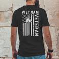 Vietnam Veteran 2022 Black White Great Flag Mens Back Print T-shirt Funny Gifts