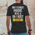 Vietnam Veteran Biker Uh-1 Huey Helicopter Mens Back Print T-shirt Funny Gifts