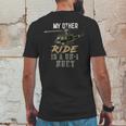 Vietnam Veteran - Gift For Biker - Helicopter Pilot Mens Back Print T-shirt Funny Gifts