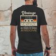 Vintage 1981 Cassette Tape 40 Awesome 40Th Birthday Gift Mens Back Print T-shirt Funny Gifts