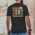 Vintage 2002 Made In 2002 20Th Birthday 20 Years Old Mens Back Print T-shirt Funny Gifts