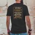 Vintage 32 Years Old June 1989 32Nd Birthday Gift Idea Mens Back Print T-shirt Funny Gifts