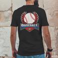 Vintage Baseball Fan Logo Mens Back Print T-shirt Funny Gifts