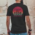 Vintage Est 1995 Limited Edition 27 Years Old 27Th Birthday Mens Back Print T-shirt Funny Gifts