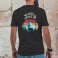 Vintage Mount Shasta Mountains Bear Mens Back Print T-shirt Funny Gifts