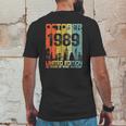 Vintage October 1989 Funny 32Nd Birthday 32 Years Old Gift Mens Back Print T-shirt Funny Gifts