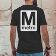 Washington Dc Metro T-Shirt Mens Back Print T-shirt Funny Gifts