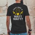 Can I Get A Watt Watt Funny Electrician Mens Back Print T-shirt Funny Gifts