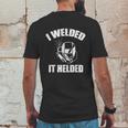 Welder Welding Machine Mechanic Work Arc Accessories Mens Back Print T-shirt Funny Gifts