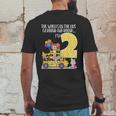 The Wheels On The Bus 2Nd Birthday 2 Yrs Old Family Matching Mens Back Print T-shirt Funny Gifts