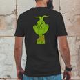 Wry Smile Grinch Mens Back Print T-shirt Funny Gifts