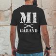 Wwii Gun Enthusiast M1 Garand Lover Military History Gift Mens Back Print T-shirt Funny Gifts