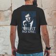 Xfiles Horror Thriller Tv Series Cigarette Smoking Man No Trust Mens Back Print T-shirt Funny Gifts