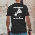 Yankees Like Grandpa Like Grandson Tshirt Mens Back Print T-shirt Funny Gifts