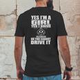 Yes Im A Girl I Drive A Volkswagen Mens Back Print T-shirt Funny Gifts