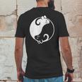 Yin Yang Year Of The Rat Happy Chinese New Year 2020 Black And White Rat Mens Back Print T-shirt Funny Gifts