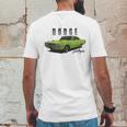 1972 Dodge Dart Swinger Green Mens Back Print T-shirt Funny Gifts