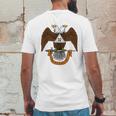 Mens 32Nd Degree Mason Masonic Scottish Rite Down Mens Back Print T-shirt Funny Gifts