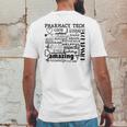 Amazing Pharmacy Tech Mens Back Print T-shirt Funny Gifts