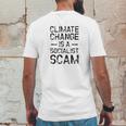 Anti Climate Change Anti Socialist Climate Change Mens Back Print T-shirt Funny Gifts